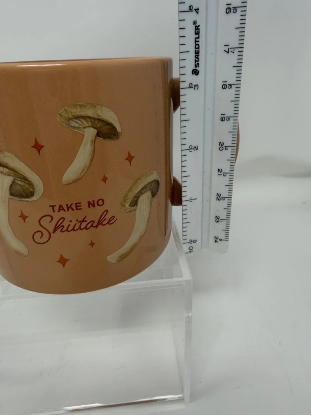 Molly & Rex “Take No Shitake” Ceramic Coffee Cup 14.6 fl. Oz